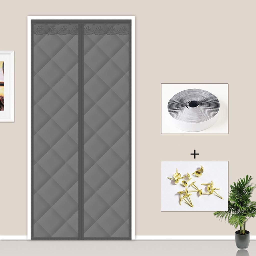 BEIGOO Thicken Cotton Curtain Winter,Oxford Cloth Door Curtain Windshield Cold Air Conditioner Keep Warm Thermal Insulation Household Door Panel-100x220cm(39x87inch)-B