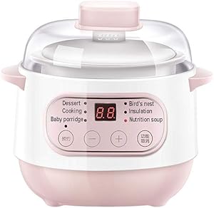 Crock Pots Slow Cookers, Slow Cooker Liner with Hinged Lid Oval Slow Cookers with Timers Anti-Stick and Easy Clean for Family Cooking Party