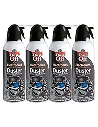 Dust-Off 12 PC Comprimido Aire Comprimido Ordenador TV Gas Cans Duster 10 oz Teclado Portátil