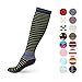 HLTPRO 20-30 mmHg Compression Socks Women & Men - Compression Stockings for Running, Nurse, Flight, Travel
