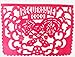 TexMex Fun Stuff Coco Inspired Papel Picado Banner- Rainbow Plastic Large (16 Feet) Mexican Garland
