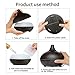 Remote Control Essential Oil Diffuser Ultrsonic Cool Mist Aroma Oil Diffuser Humidifier ,Wood Grain Diffuser for Essential Oils Aromatherapy Large Capacity (500ml Black Remote Control)