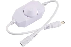 PWM LED Dimmer Switchs 12V 24V Rotary Knob Control Adjustable Brightness for Indoor Outdoor Lighting Car/LED Dimmer