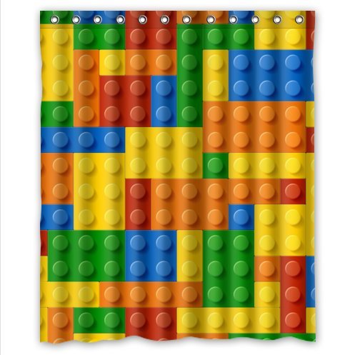 Custom Lego Brocks Pattern Lego Bricks Background Waterproof