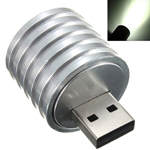 2W Mini Portable USB LED Spotlight Flashlight Night Light