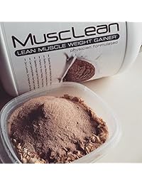 Nutrición metabólica, Musclean, 100% proteína de suero de leche de repuesto, ganador de peso,...