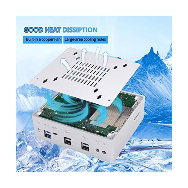 WEIDIAN-Mini-PC-Desktop-PC-Latest-10th-Intel-Core-i7-10510U-Dual-LAN-HDMI-DP-WiFi-Bluetooth-40-Type-C-USB-4USB20-4USB30-Micro-PC-32G-Ram-512G-SSD WEIDIAN Mini PC i7, Mini PC Windows 10 Pro, Quad Cores Core i7-10510U, 32GB DDR4 RAM 512GB NVMe SSD, Support Dual 4K…