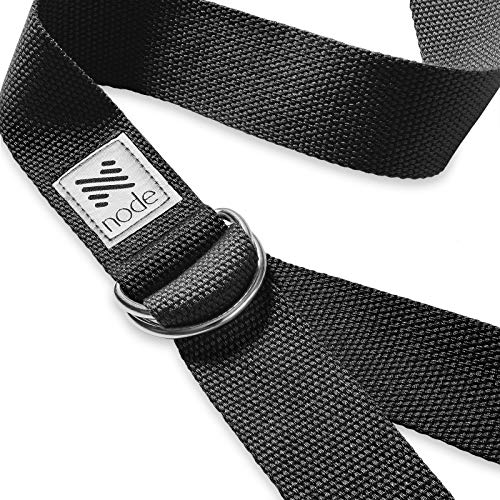 Node-Fitness-8-Premium-Woven-Cotton-Blend-Yoga-Strap-with-D-Ring-Buckle-for-Stretching