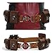 DP Cosplay Belt with Pockets Pouches Bag New Movie Version Wade Leather Waist Belt Halloween Costume Props (Medium)