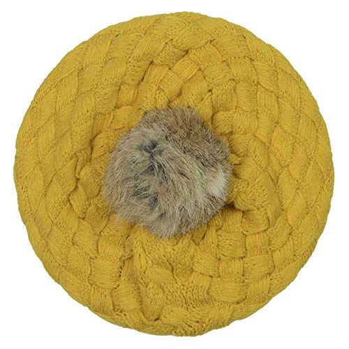 Rucan Newborn Baby Boy Girl Pom Hat Winter Warm Knit Crochet Beanie Cap (B)