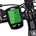 SOON GO Bicycle Speedometer Wireless Bike Computer Cadence IPX6 Waterproof Bike Odometer Speedometer Multi-Functions with Backlight, Temperature, User A/B, Stop Watch, Calorie Counter