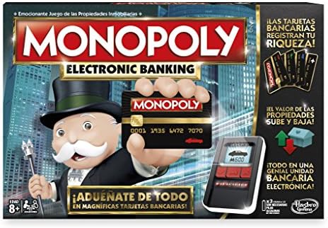 Monopoly Electronic Banking (Versión Española) (Hasbro B6677105): Amazon.es: Juguetes y juegos