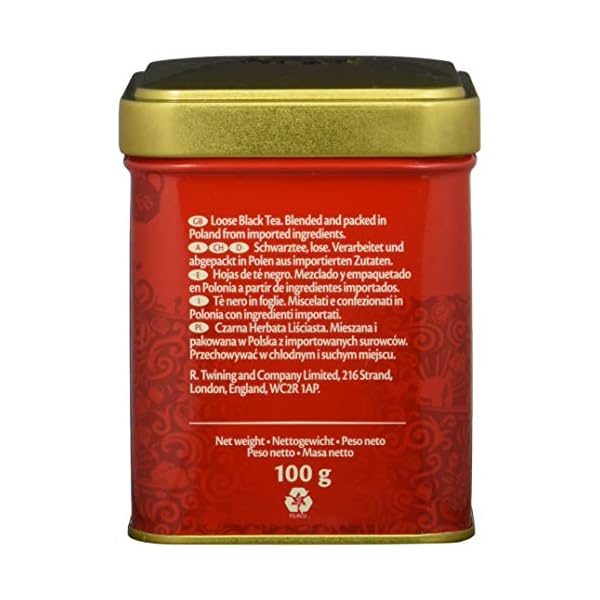 Twinings English Breakfast Tee Dose 100g, Schwarztee ∙ Voller, runder und kräftiger Schwarztee aus den besten Teegärten… – Bild 3