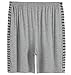 Latuza Men's Summer Sleepwear Striped Design Casual Pajama Set XL Black Striped