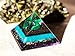 Orgone Pyramid Energy Generator Malachite Shungite Pyramid for Emf Protection Detoxification Meditation Healing Chakra