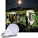 E27 or E26 LED Dusk to Dawn Sensor Light Bulbs Built-in Photosensor Detection Auto Switch Light Indoor/Outdoor Lighting Lamp for Porch Hallway Patio Garage (9W 810Lumens, Cool White 6000K)