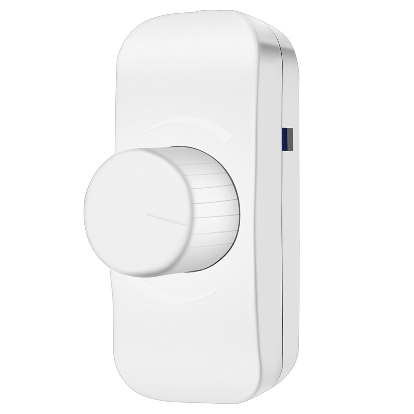 Aroidful Dimmer Switch for Dimmable LED Lights/Incandescent/Halogen Bulbs, 240V Rotary Push On/Off Trailing Edge Dimmer Switch, 1 Gang, 3-100W (White, New Upgrade)