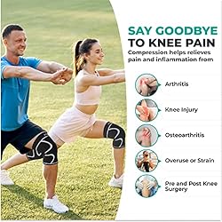 Modvel Knee Compression Sleeve for Knee Pain Relief