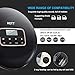 Portable CD Player, HOTT Personal Compact Disc CD Player with Headphones, Anti-Skip/Shockproof Protection Small Music CD Walkman MP3 Players with LCD Display for Adults Students Kids, Gift for Car Use