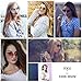 SOJOS Womens Fashion Double Wire Flash Mirrored Lens Cateye Sunglasses SJ1049 with Silver Frame/Gradient Blue Grey Lens