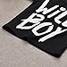 Newborn Baby Boys Clothes Wild Boy Letter Print T-Shirt Tops and Pants Outfits Set Autumn Winter(short sleeve,12-18 months)