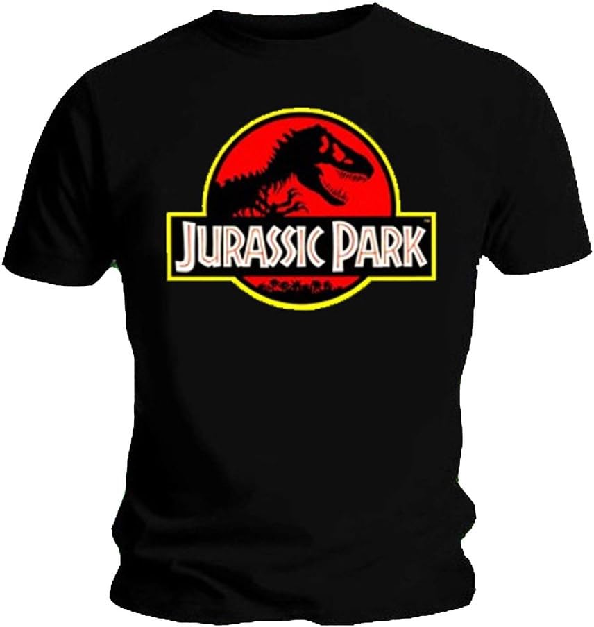 Official T Shirt JURASSIC PARK Classic Dinosaur Logo All Sizes