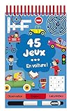 45 jeux... en voiture ! : Avec un stylo effaçable by 