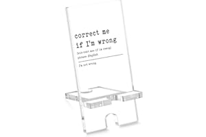 FTONENI Office Phone Stands for Desk, Funny Cell Phone Stand for Desk, Phone Holder for Desk Cute, Office Humor Gifts for Women Men Coworkers - JJA03