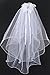 OLIVIA KOO Girls Cross First Communion Veil Tiara Crown