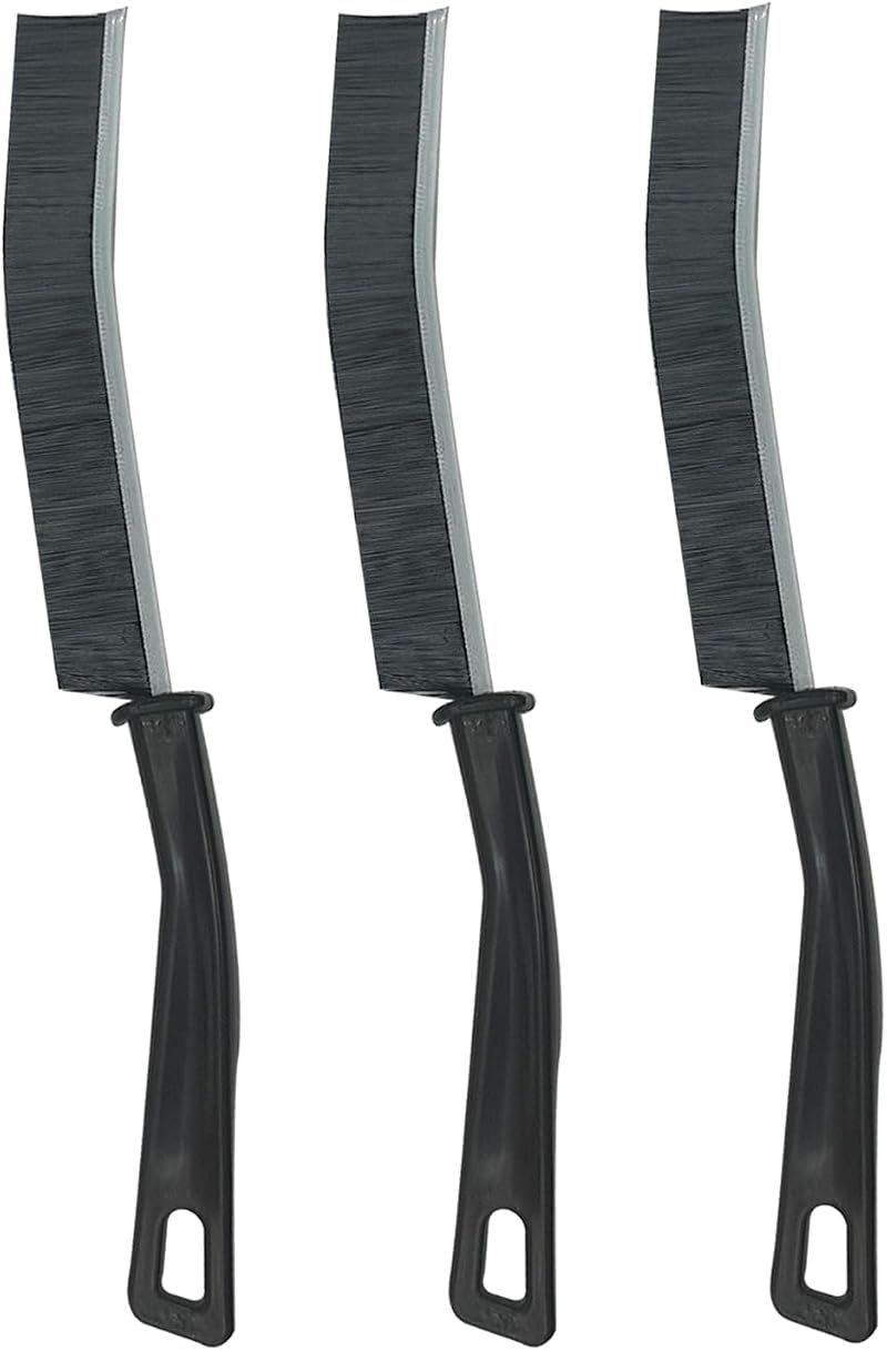 SHCHME Crevice Cleaning Brush 3 Pcs Narrow Gap Cleaning Tool Plastic