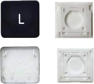 Replacement Individual AP08 Type L Key Cap and Hinges are Applicable for MacBook Pro Model A1425 A1502 A1398 for MacBook Air Model A1369/A1466 A1370/A1465 Keyboard to Replace The L Key Cap and Hinge