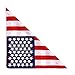 AISHNE 2 Pack Dog Bandana Bibs Scarfs Accessories for Pet-American Flag Bandana for Dogs Large or Small