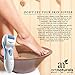 ArtNaturals Rechargeable Electric Callus Remover - Most Effective Electronic Pedicure Foot File Callus Remover, Removes The Coarse, Tough Skin On Your Feet, Spa like Treatment With Guaranteed Results!