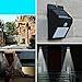 Ecandy Bright Outdoor 8 LED Light Waterproof Solar Energy Powered , Wireless LED Security Motion Sensor Light, Outdoor Wall/garden Lamp / Motion Sensor-Detector Activated with Dusk to Dawn Dark Sensing Auto On / Off Function For Patio, Deck, Yard, Garden, Home, Driveway, Stairs, Outside Wall