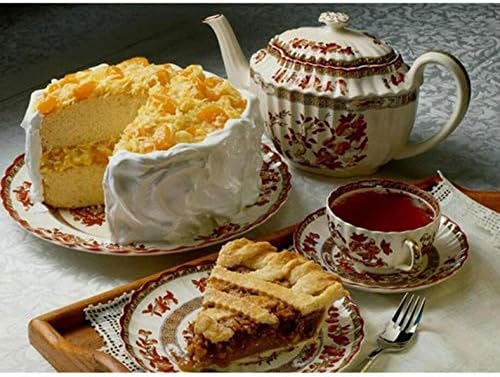 LYDXD Jigsaw Puzzles For Grown Ups Adult Children Educational Decompression Decoration Toy Cake And Tea Food Picture 1000pcs