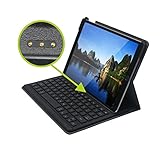 Genuine Apple MFi Certified iPad Pro 10.5 Keyboard Case with Smart Connector Backlit and Pencil Holder (English Layout) (Black)