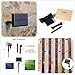 oudilies String Lights, 100 LED Solar Lights, (8 Modes Waterproof IP65) Battery Operated Starry String Lights for Outdoor, Home, Xmas Tree, Garden, Wedding USB Charge Support