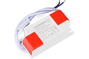 Dimmable LED Driver Constant Current 3W 5-7W 8-12W 15-24W Lamp TRIAC Power Supply Adapter Transformer for Panel Light(Dimmabl