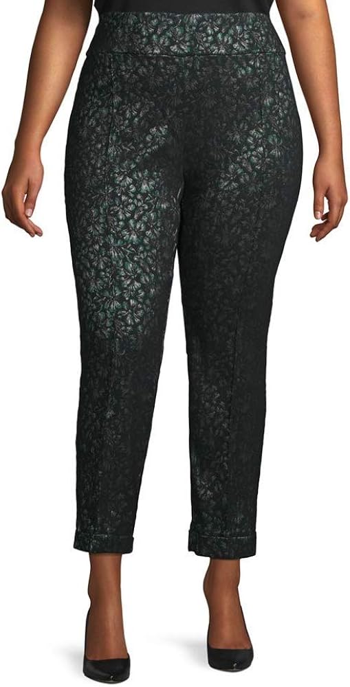 plus size gold pants