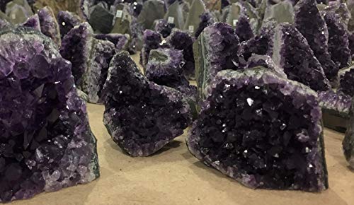 Extreme Rocks & Fossils Best Amethyst Cluster -This Super-Sized Cluster is 3 to 3.5 lbs of Powerful Purple Amethyst Crystals Volcanic Rock in Uruguay. A Cluster Offered