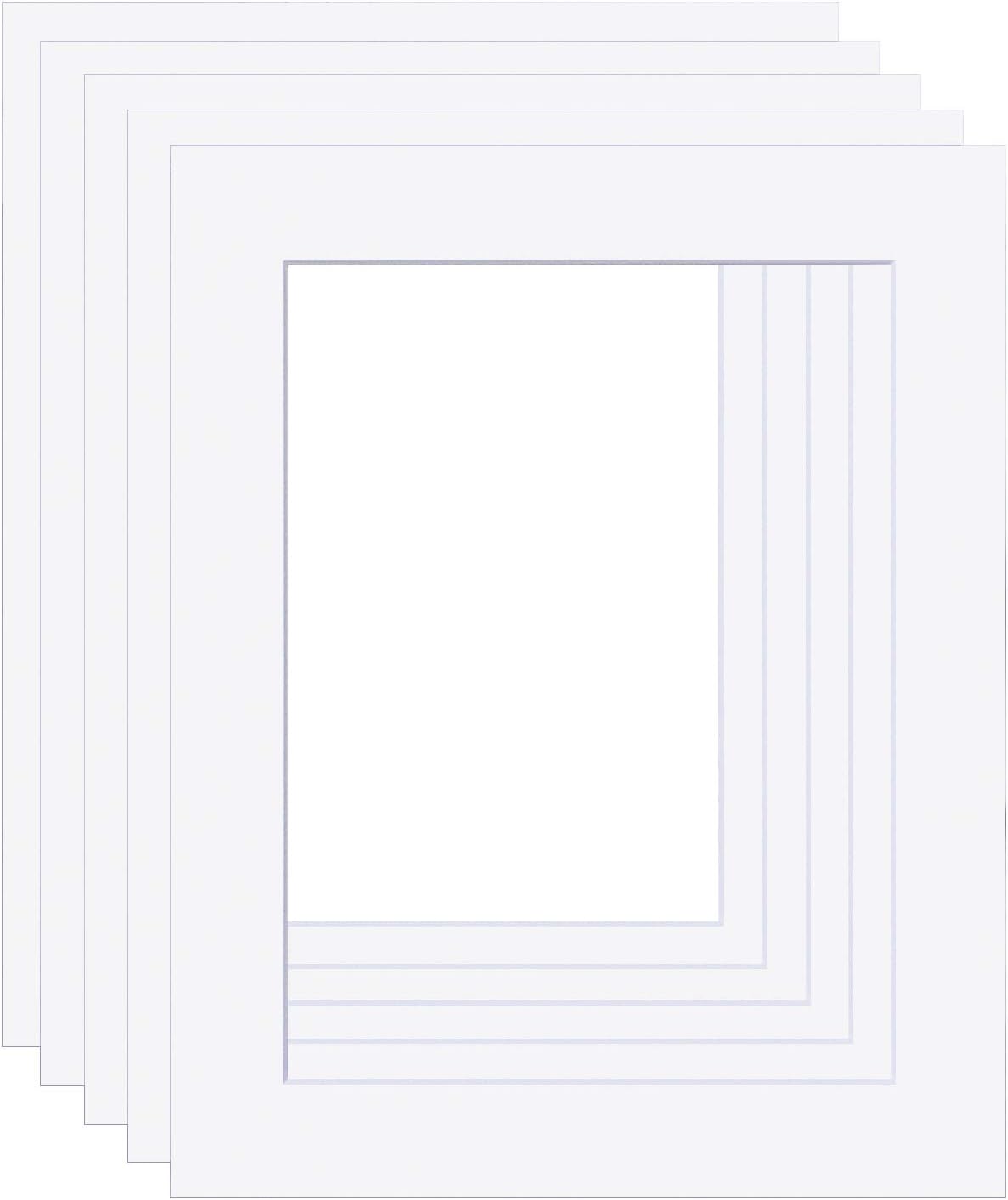 Cape Picture Framing Mounts, Outer Size 20 x 16, Options - Colour, Image Size, Pack Quantity