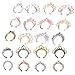 20 Pcs Nose Ring Septum Piercing Jewelry,Cubic Fake Septum Nose Ring for Women Non Piercing Clip On Body Piercing Jewelry by Team-Management
