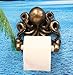 Ebros Gift Giant Ocean Kraken Cthulhu Octopus Toilet Paper Holder Bathroom Wall Decoration 8.75