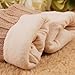 ELMA Women's Wool Knitted Winter Gloves Mittens Super Warm Lined Texting Touchscreen (One size, Apricot)