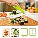 Vegetable Slicer Chopper Dicer, MVPOWER Onion-Fruit-Cheese-Vegetable Spiralizer Mandoline Slicer with 8 Interchangeable Stainless Steel Blades, Multifunctional Dicer, Kitchen Cutter, Peeler, Grater