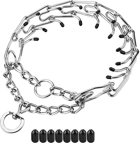 Aheasoun Prong Collar for Dogs, Choke Collar for Dogs, Pinch