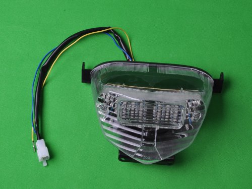 Wotefusi ABS Injection New Motorcycle Turn Brake Turning Braking Signal Tail Rear Light Lamp Taillight For Suzuki GSXR600 GSXR750 2000-2003 2001 2002 GSXR1000 2001 2002 Clear