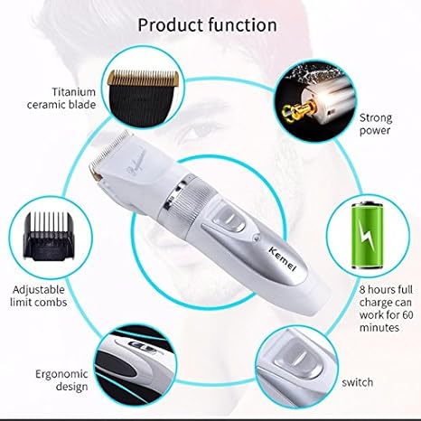 Kemei 100 240v Professional Hair Trimmer Hair Clipper Men Electric
