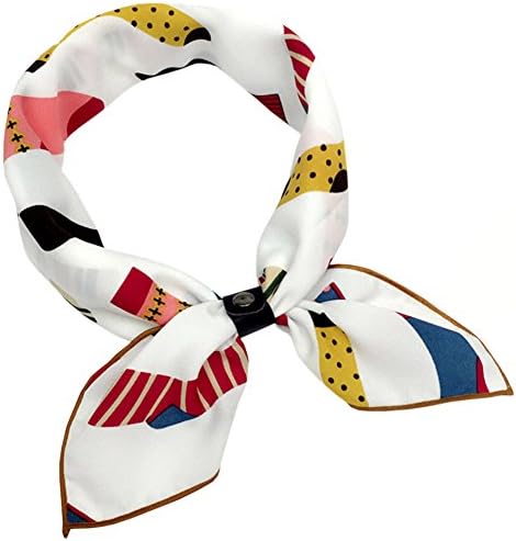 BaiX Women's Multiple Prints Square Scarf Neckerchief Hair Neck Scarves