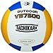Tachikara VB7500 SUPER-SOFT Composite Stitched Outdoor Volleyball, Royal-White-Gold